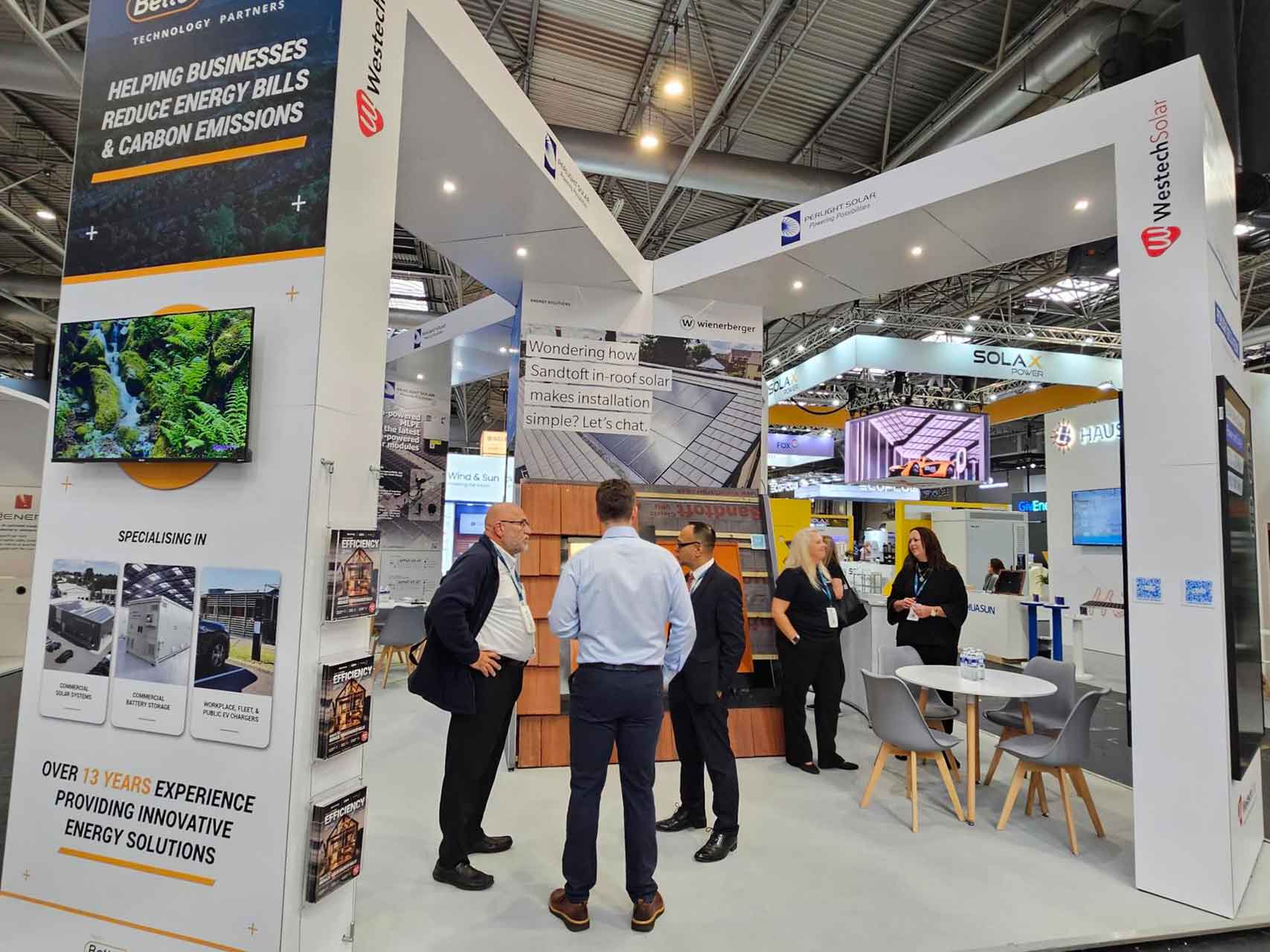 Westech and Perlight Solar will exhibit at Solar & Storage Live, the UK's popular solar trade show.